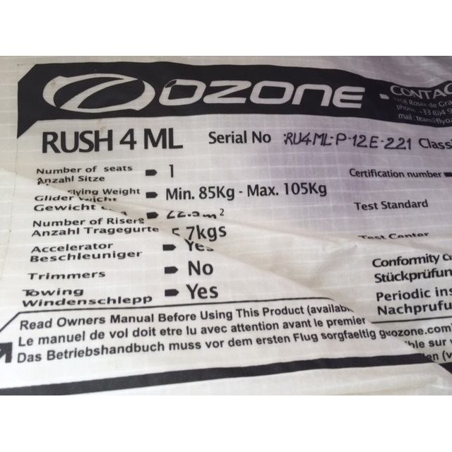 2014 Ozone Rush 4 - ML