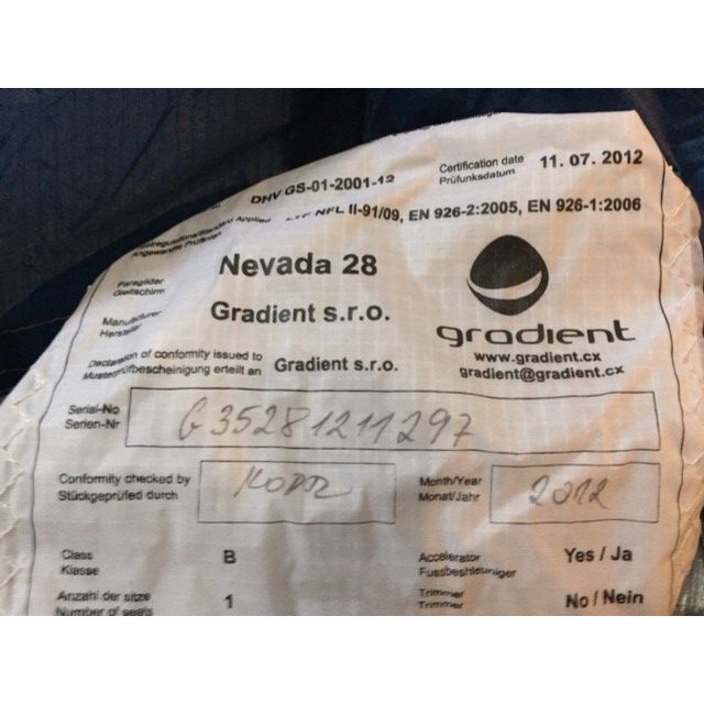 2012 Gradient Nevada 28M